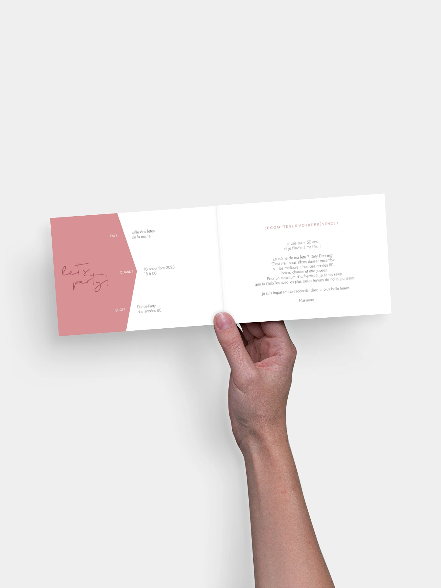 invitation anniversaire 50 Best Age