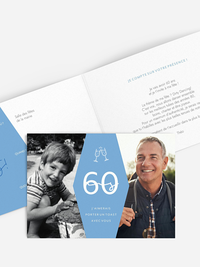 invitation anniversaire 60 Best Age
