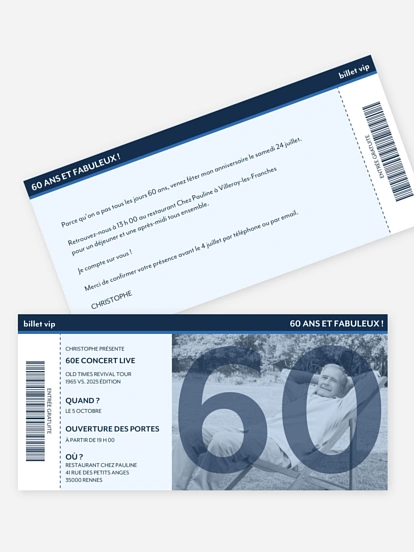 Ticket de Concert Ticket de Concert