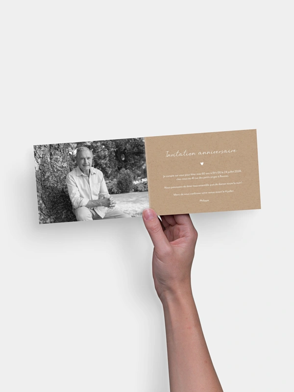 invitation anniversaire 60 Birthday party
