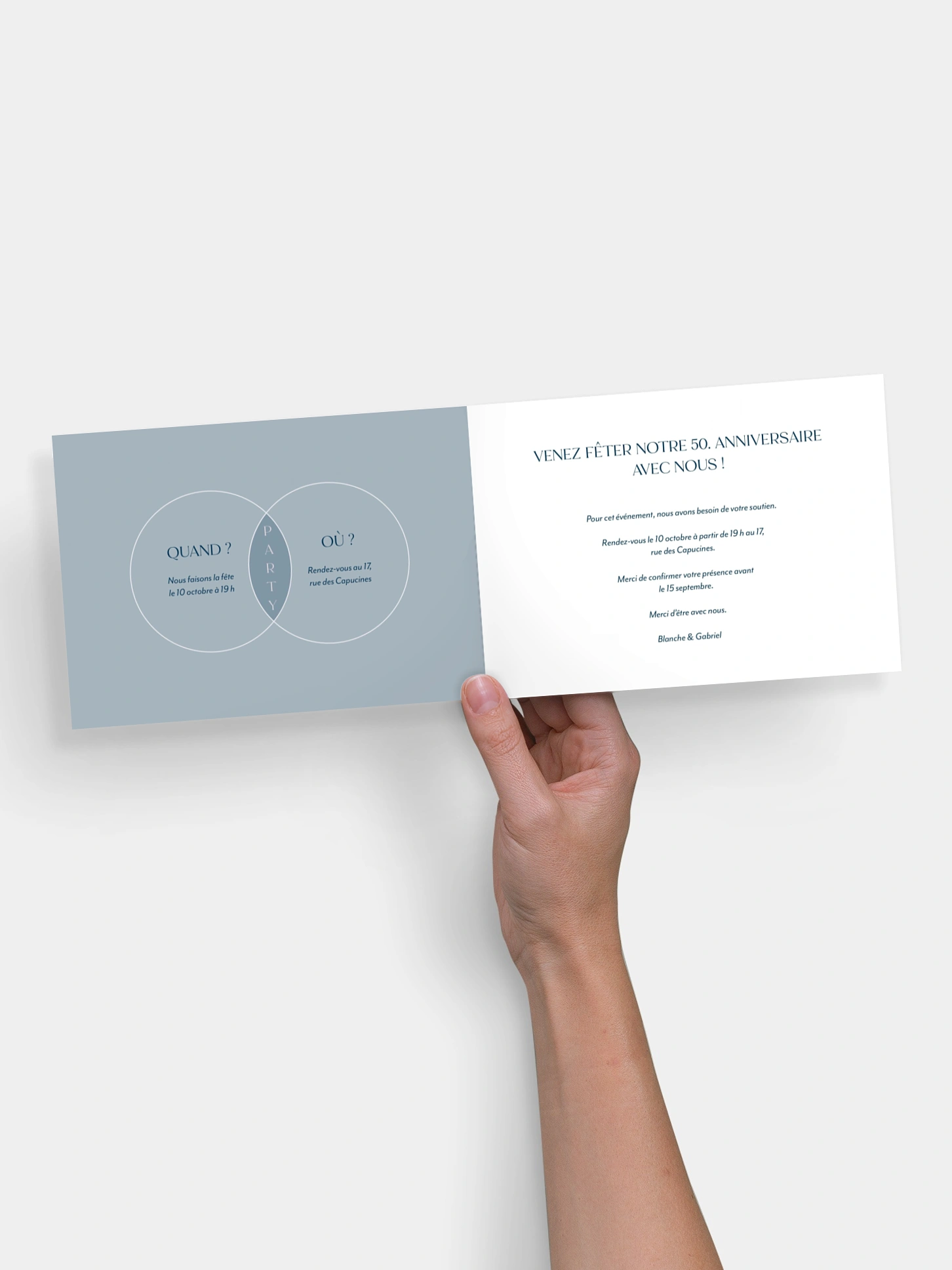 invitation anniversaire Double fête