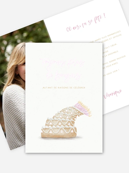 invitation anniversaire 60 Trop de bougies