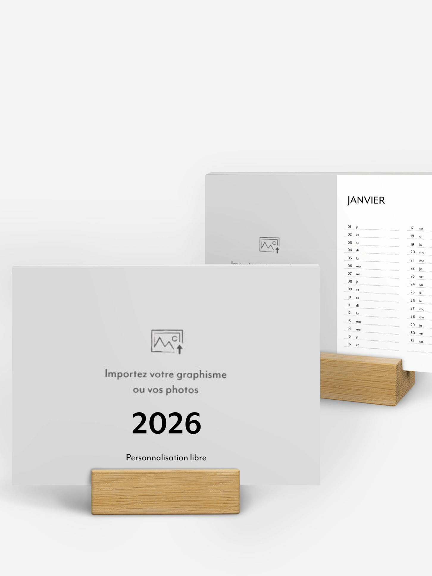 Calendrier Personnalisation libre
