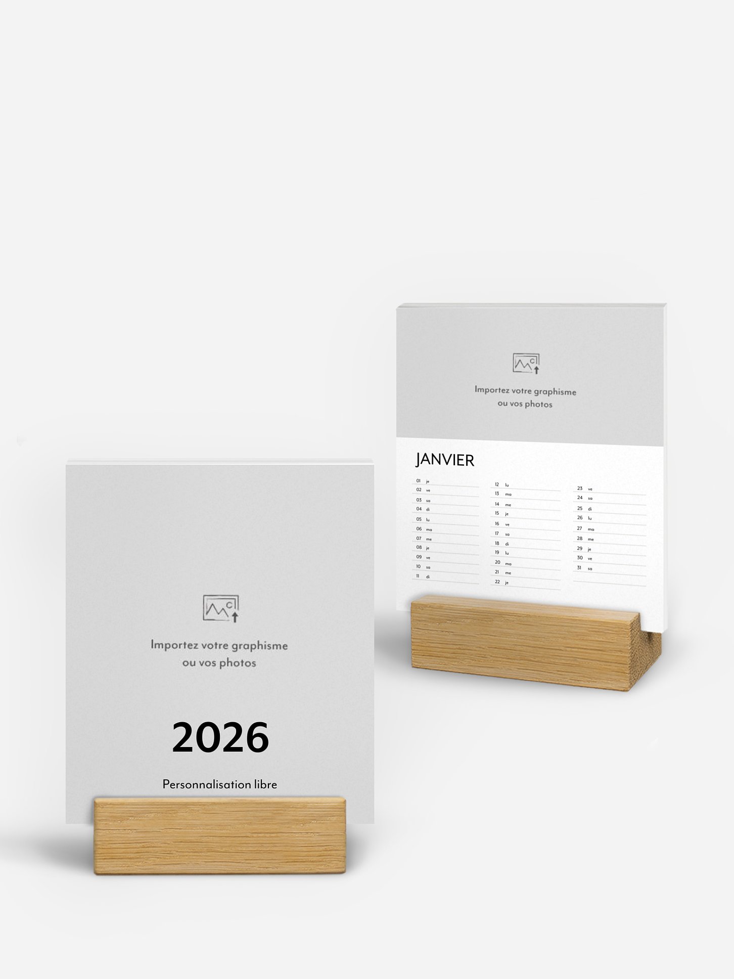 Calendrier Personnalisation libre