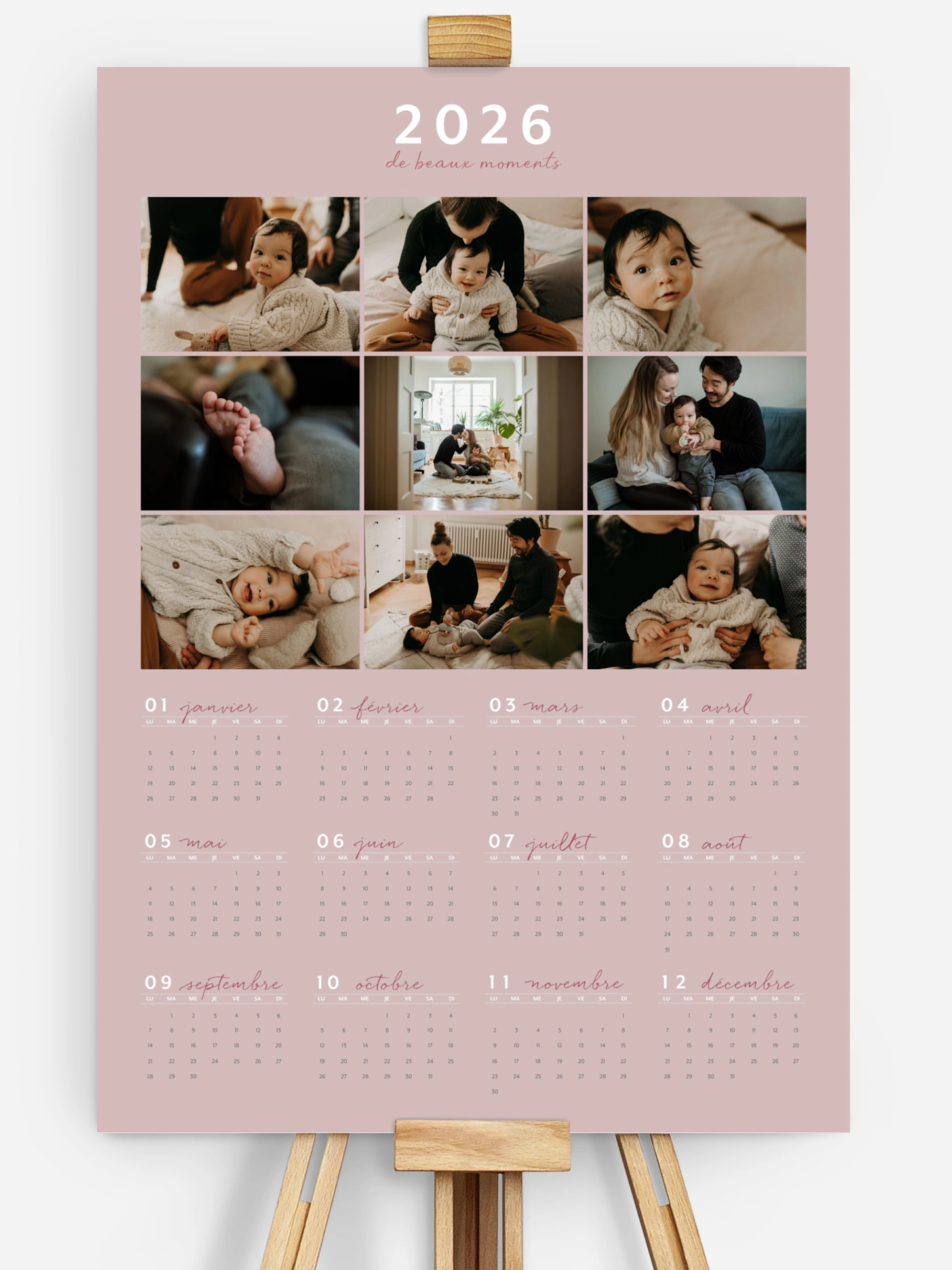 Affiche Calendrier Tout simplement