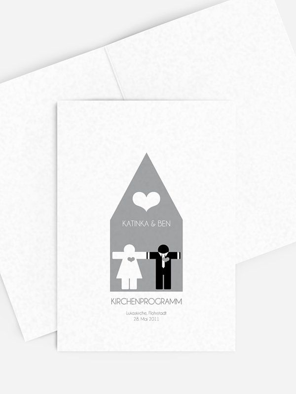 Kirchenheft Hochzeit Mann & Frau