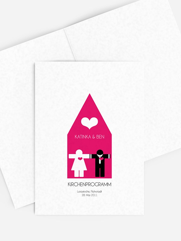 Kirchenheft Hochzeit Mann & Frau