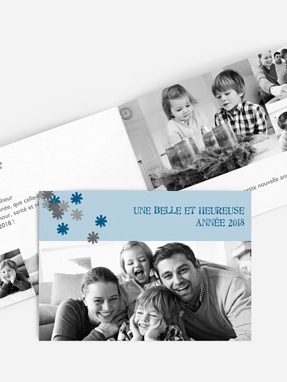 Carte de voeux Chemin étoilé