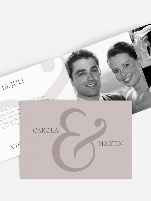 Dankeskarte Hochzeit &