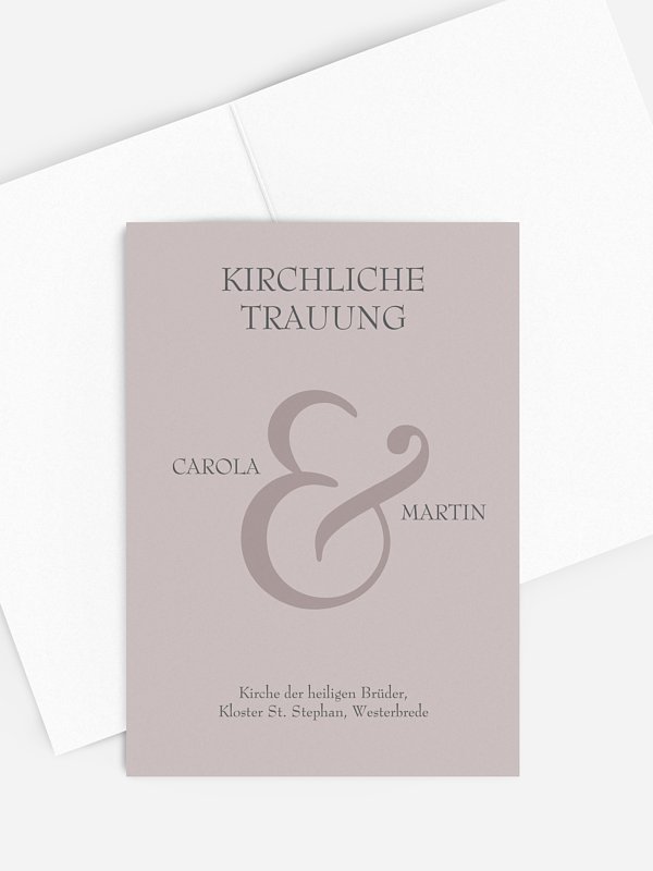 Kirchenheft Hochzeit &