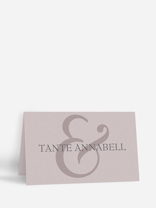 Tischkarte Hochzeit &