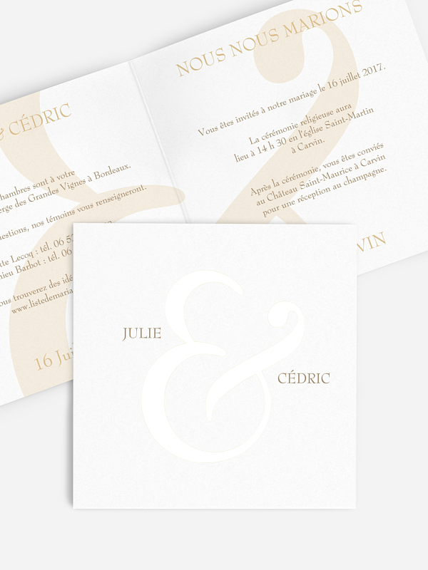 Faire-part mariage & Premium