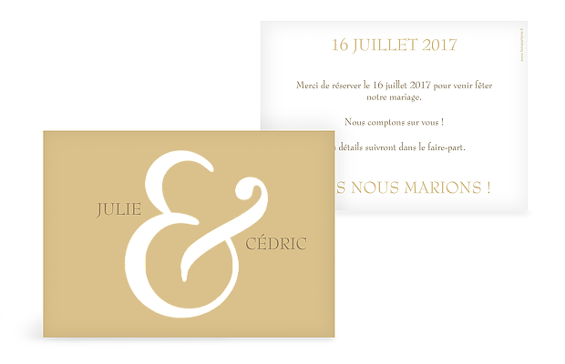 Save the date & Premium