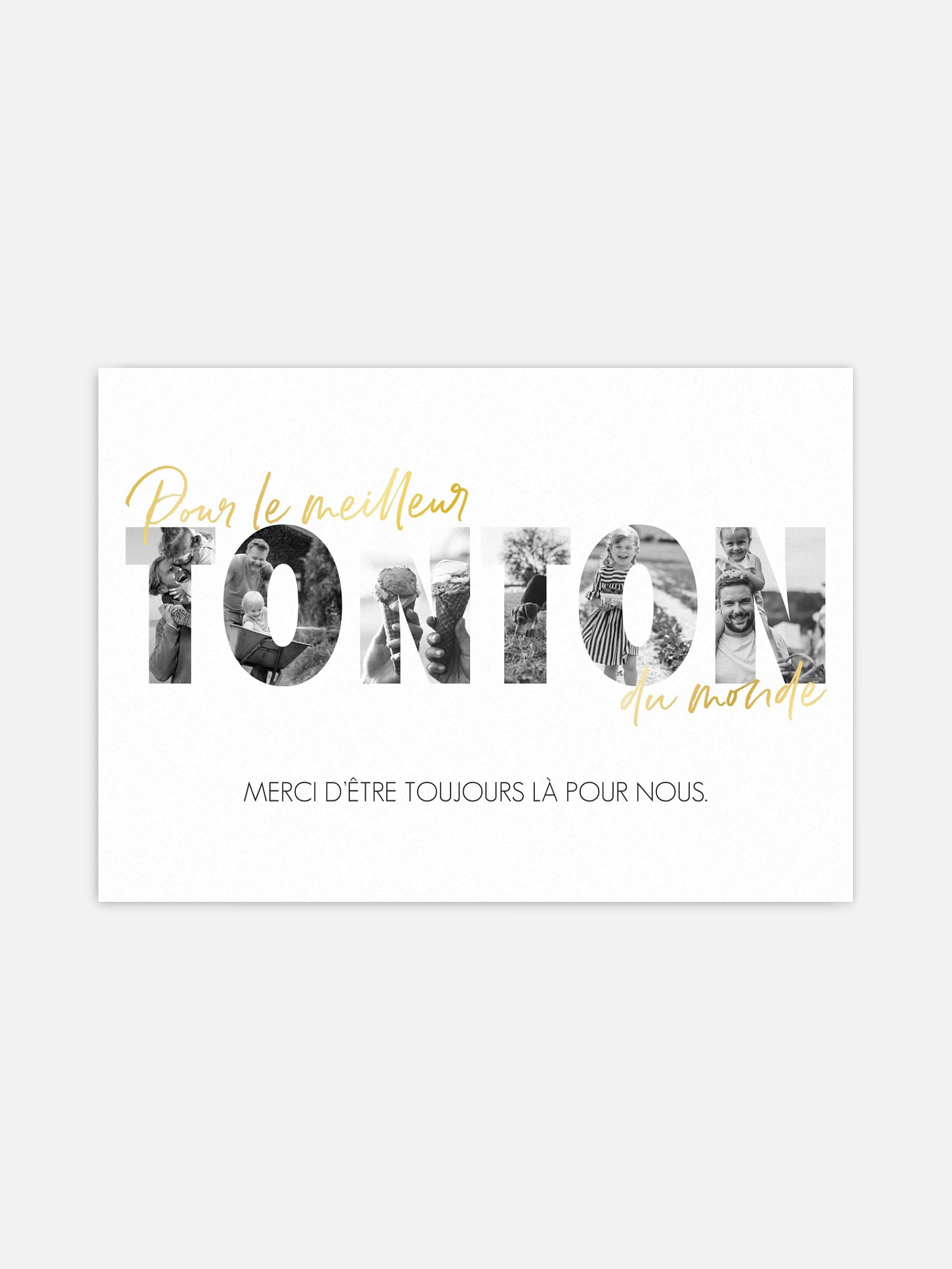 Affiche Souvenirs avec tonton