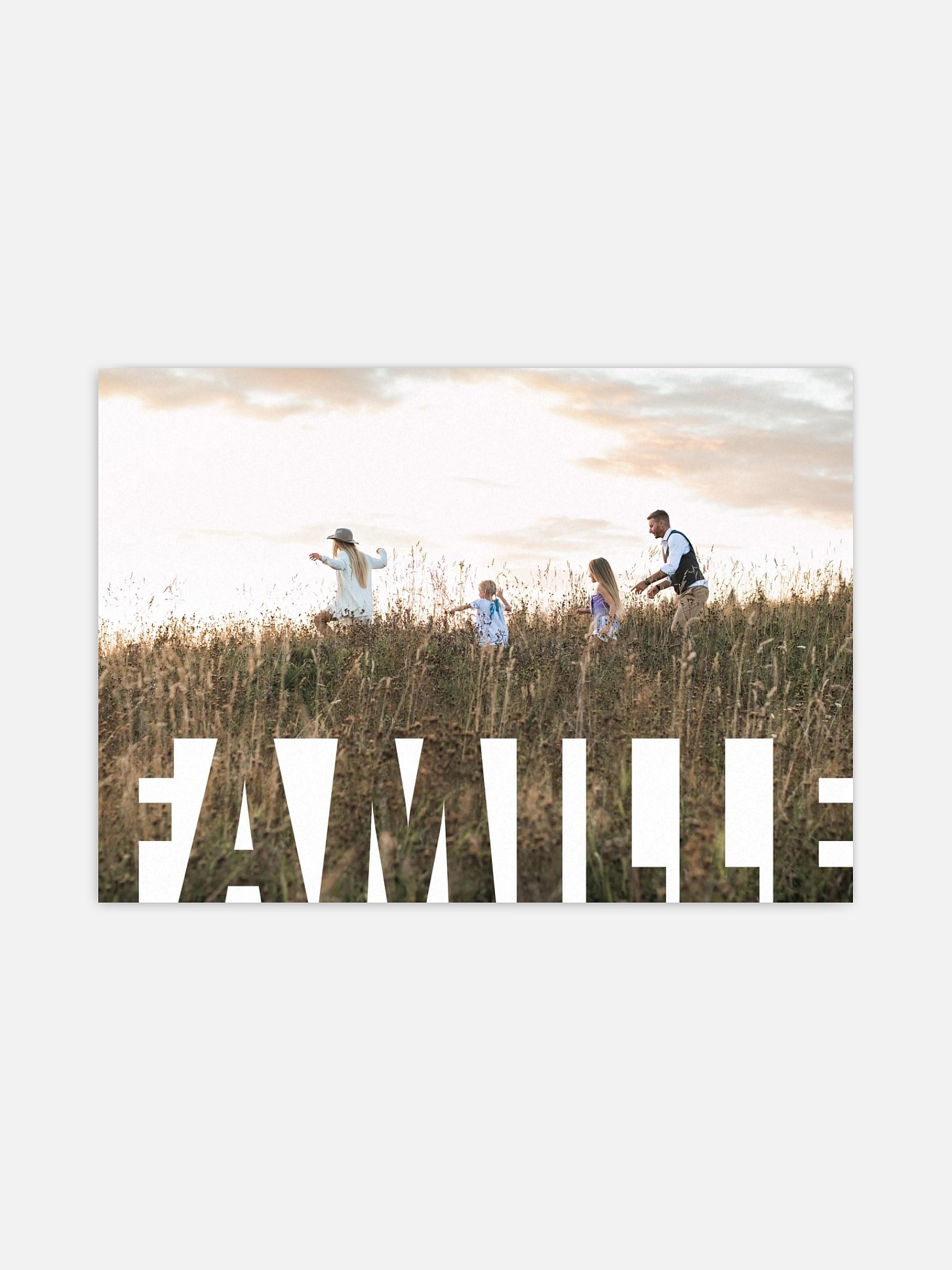 Affiche Photo de famille