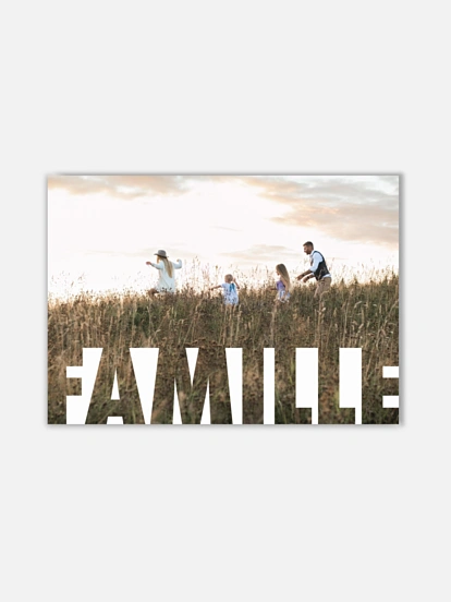 Affiche Photo de famille