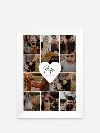Affiche fête des pères Avec amour
