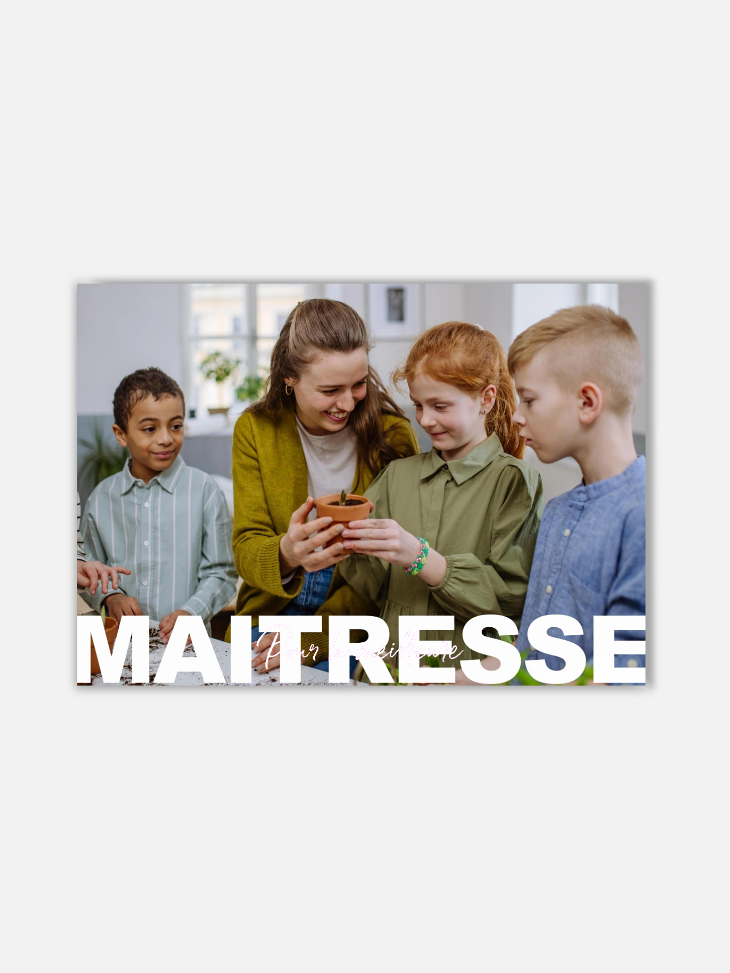 Affiche Merci maitresse