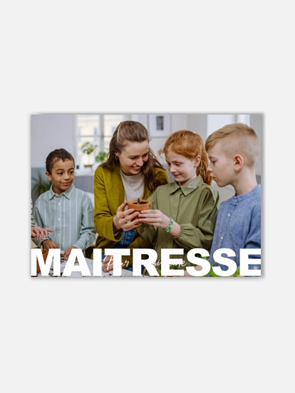 Affiche Merci maitresse