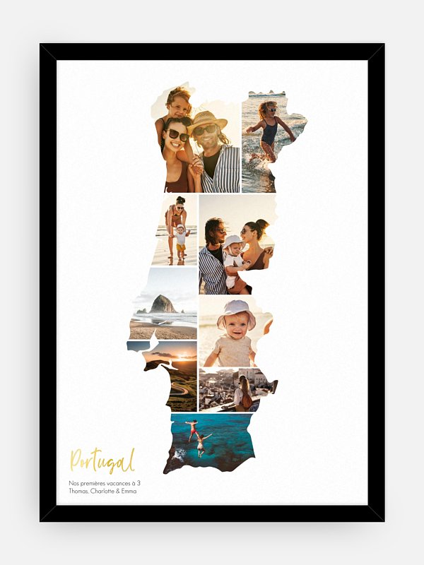Carte Portugal photo collage