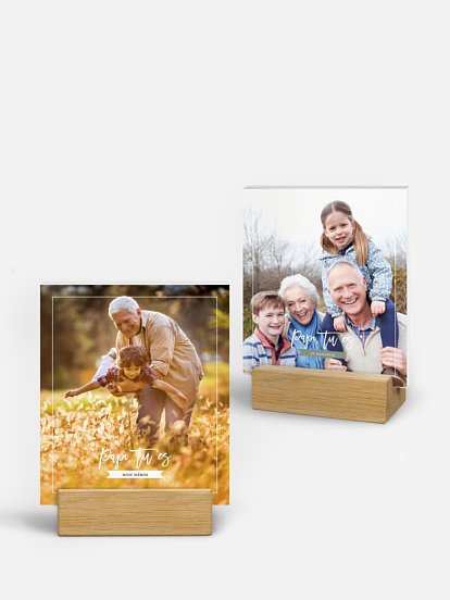 Porte-photos fête des pères Tu es... - Papi