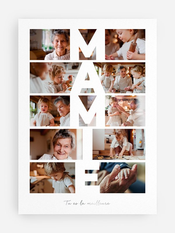 Mamie en lettres