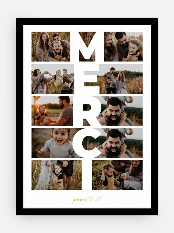 Merci en lettres