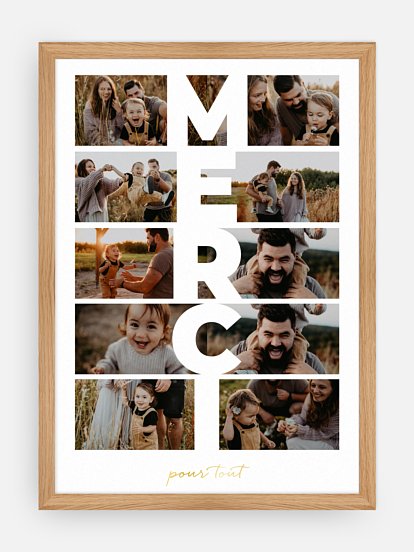 Merci en lettres Merci en lettres