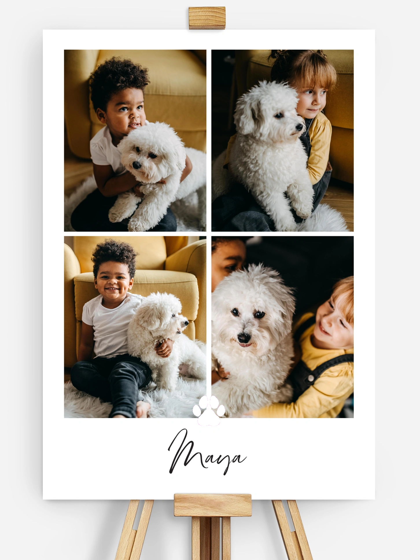 Affiche Patte de chien