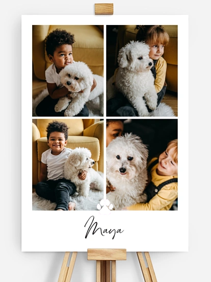 Affiche Patte de chien