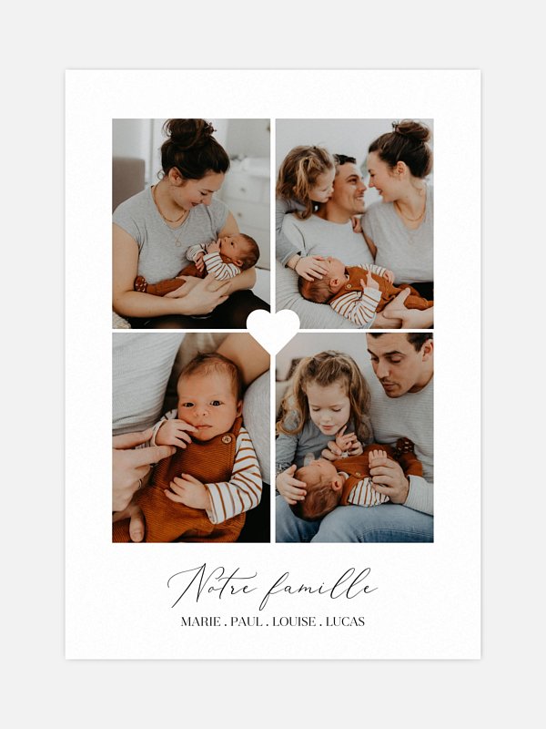 Petit coeur de famille