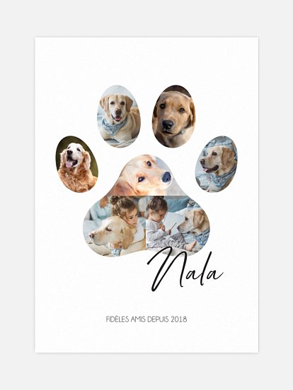 Affiche Patte de Chien II