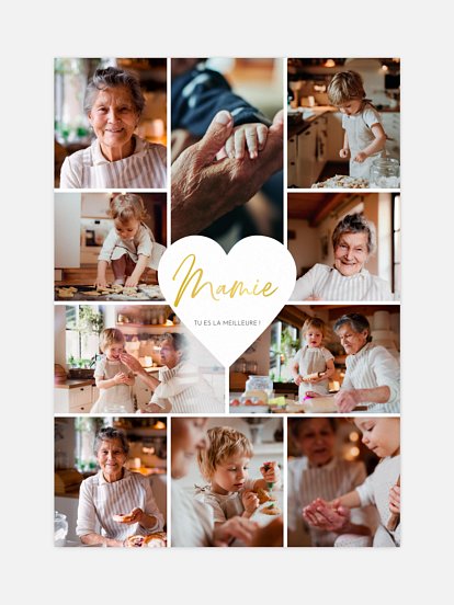 Affiche Avec amour - Mamie