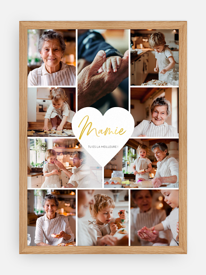 Affiche Avec amour - Mamie