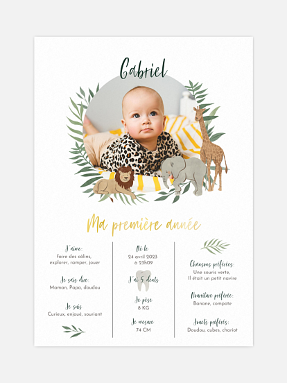 Affiche Ma première année - Jungle