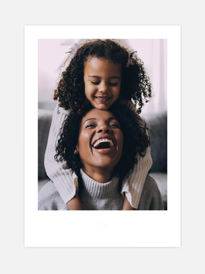 Affiche Petit coeur Maman