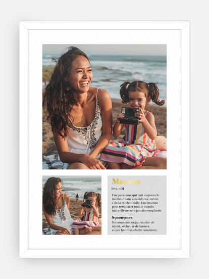 Affiche Message à Maman