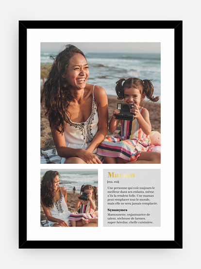 Affiche Message à Maman