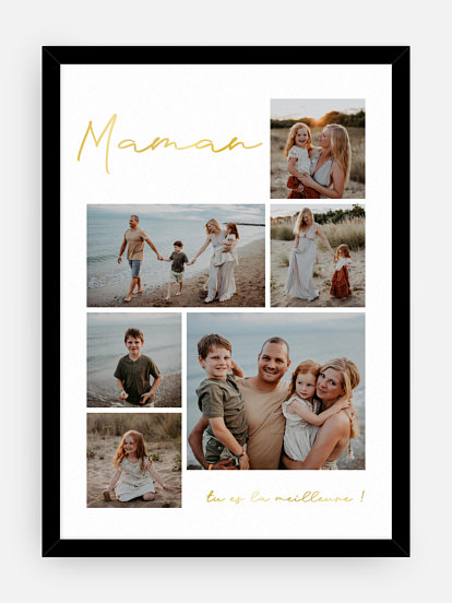 Affiche Toile d'amour maternel