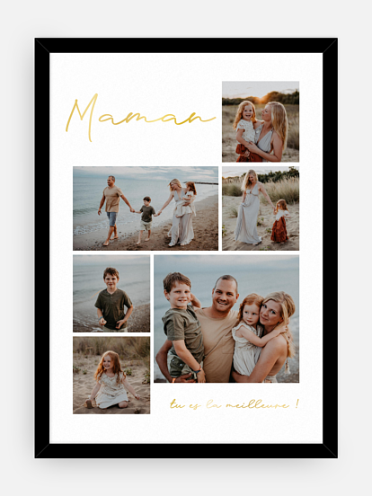 Affiche Toile d'amour maternel