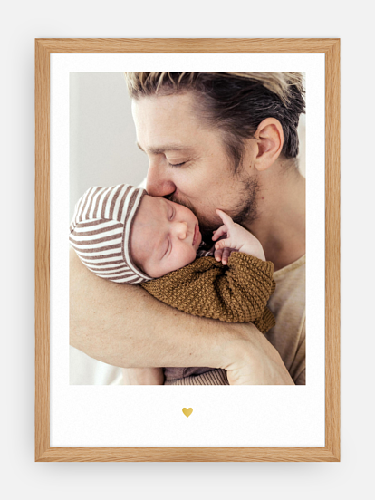 Affiche Petit Coeur Papa