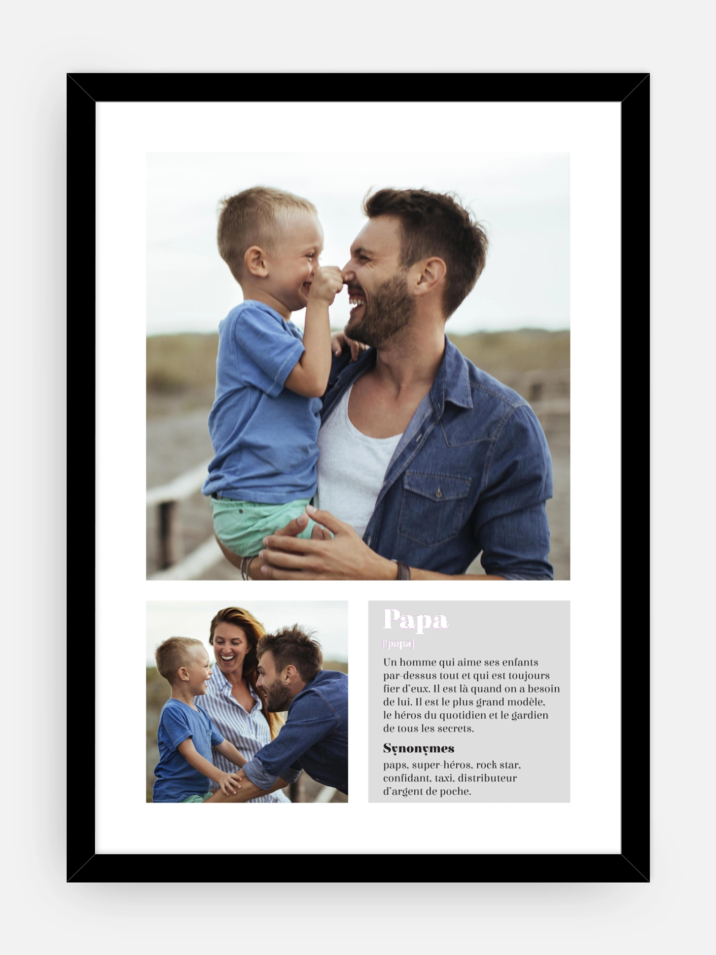 Affiche Message à Papa