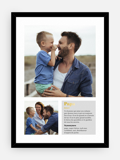 Affiche Message à Papa