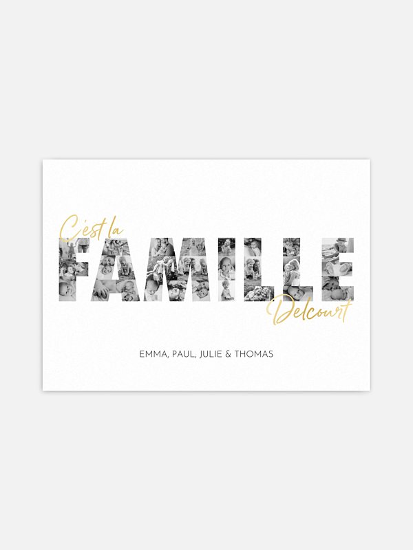 Des photos de famille