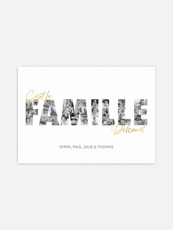 Des photos de famille