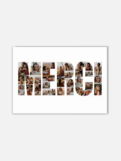 Affiche Un grand merci Maman