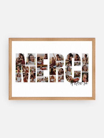 Affiche Un grand merci Maman