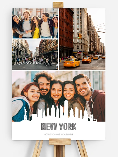 Affiche New York Collage