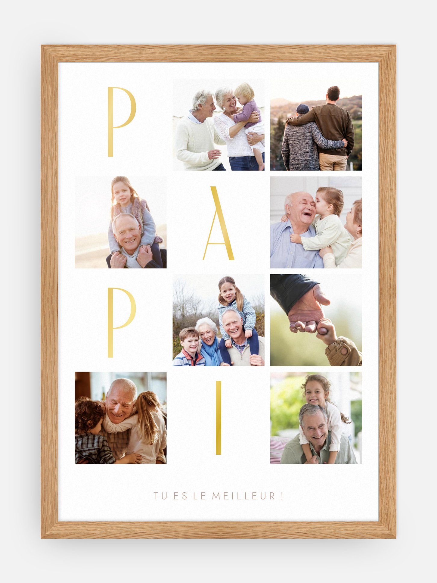 Affiche Little Collage Papi