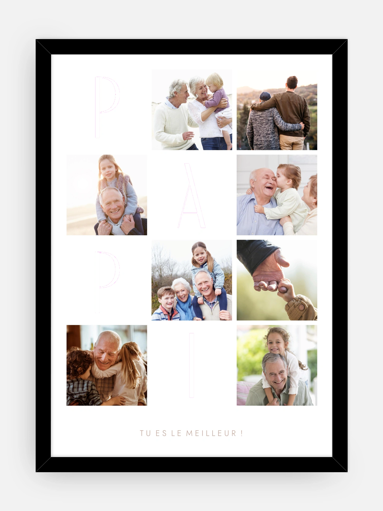Affiche Little Collage Papi